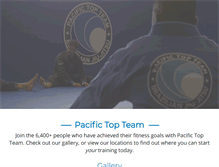 Tablet Screenshot of pacifictopteam.com